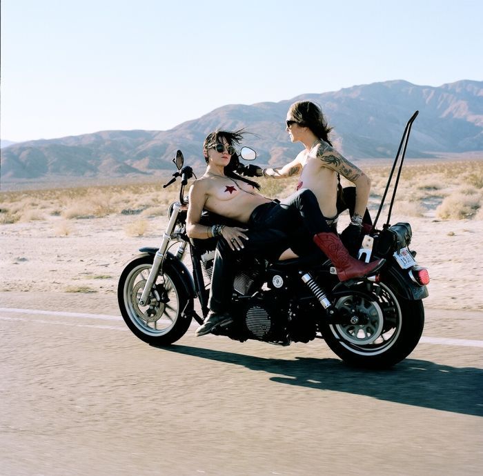 Girls on a motorcycle in Rangoon